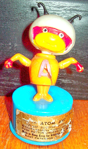 Vintage 1963 atom - vintage, push